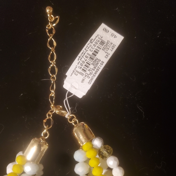 NWT Dillard's Twisted Multi Strand Beaded Necklace. - Picture 6 of 16